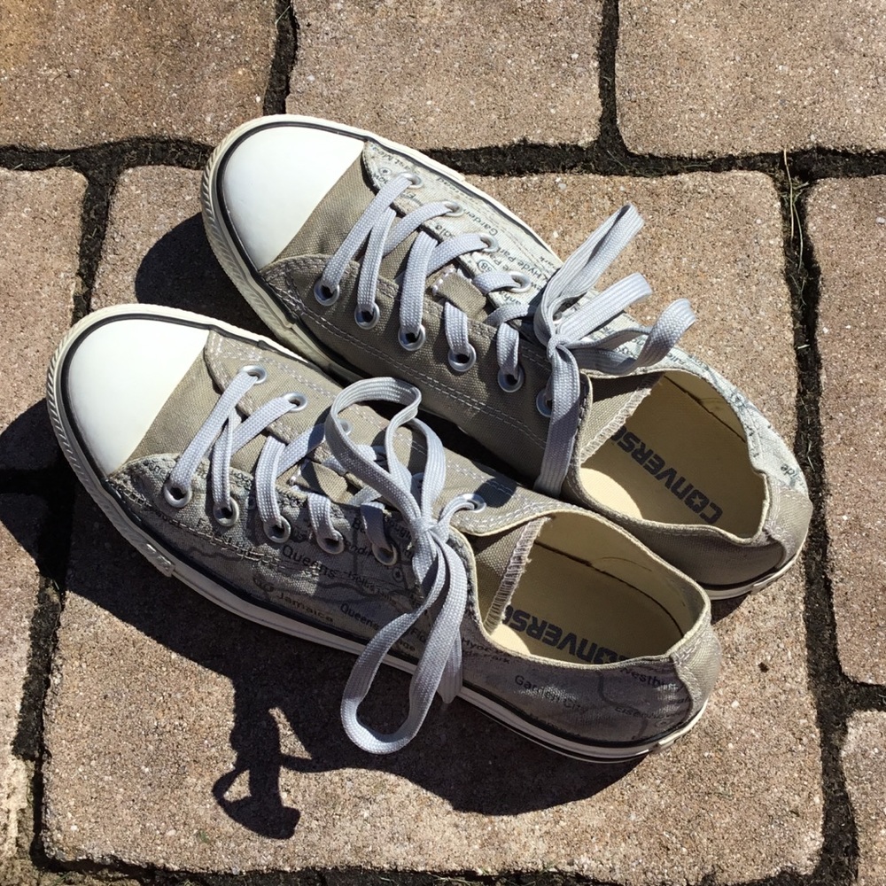 Converse All Star NYC Queens Google Maps Sneakers - Picture 2 of 8